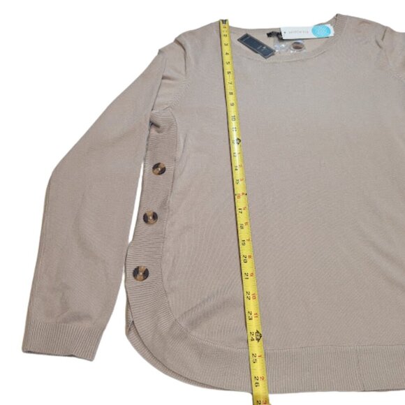 Letty & Me Button-Side Sweater – Size XL (NWT) - Picture 6 of 12